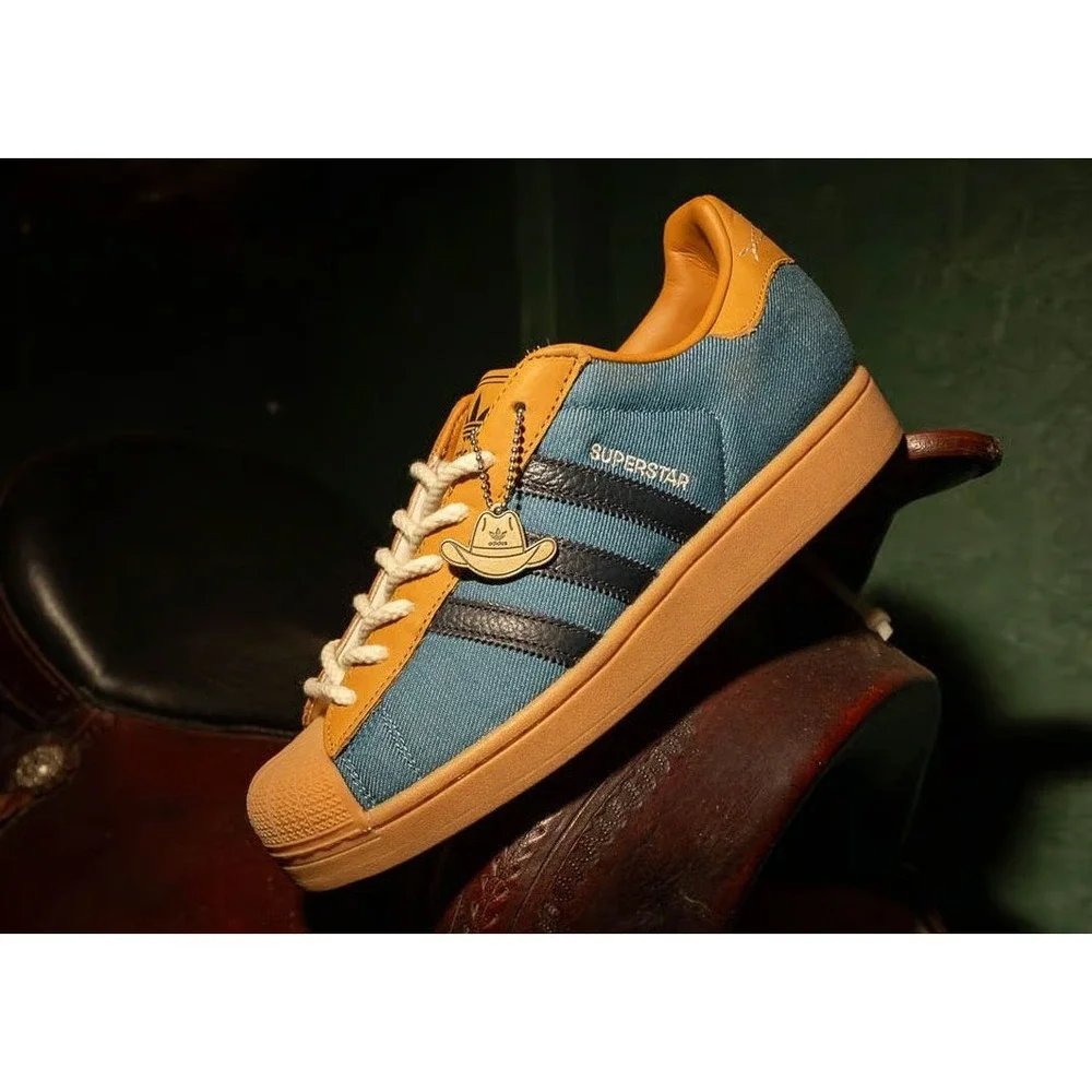 adidas Superstar II Mens Size 9.5 Active Athlete Everyone's Invited Brown JS4286